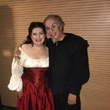 With Leo Nucci during Rigoletto, Las Palmas Opera, 2017